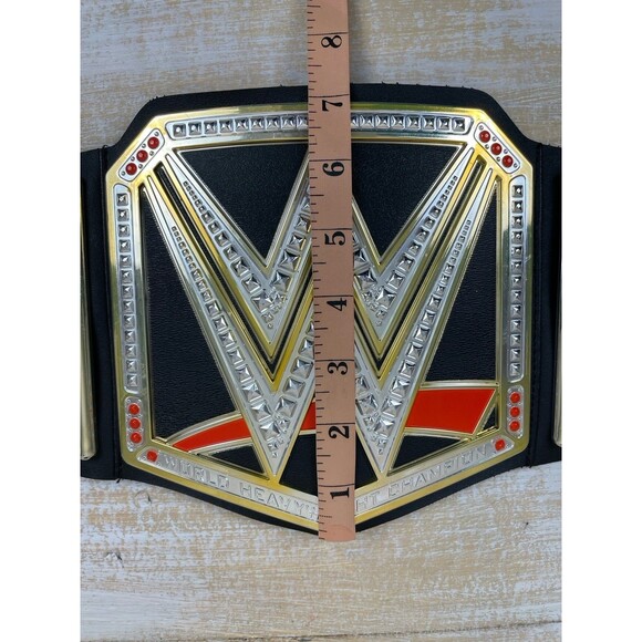 WWE 2014 Mattel HEAVYWEIGHT CHAMPIONSHIP Youth Replica New Logo Wrestling BELT - Picture 4 of 13